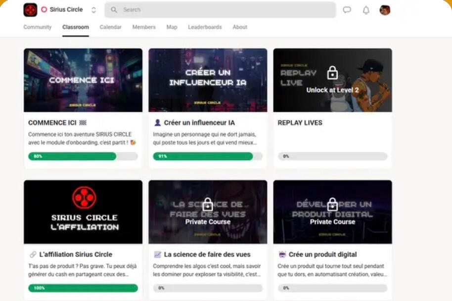 Module Une formation structurée en modules clairs pour tout comprendre, étape par étape.